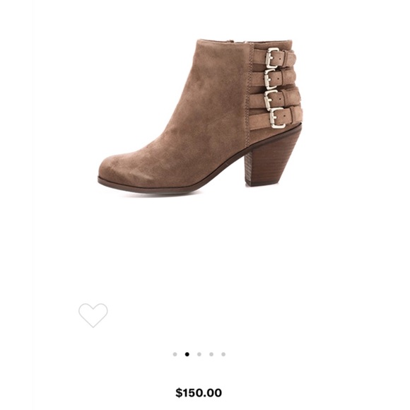 Sam Edelman Lucca 4 buckle suede  boots - Picture 5 of 6